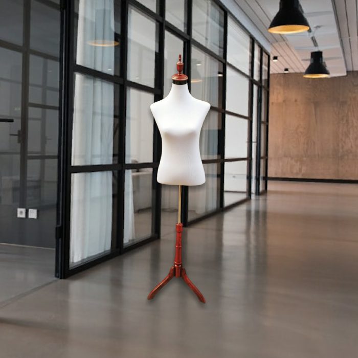 white premium half body mannequin for professionals